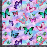 Jersey - Pastell sommerfugler
