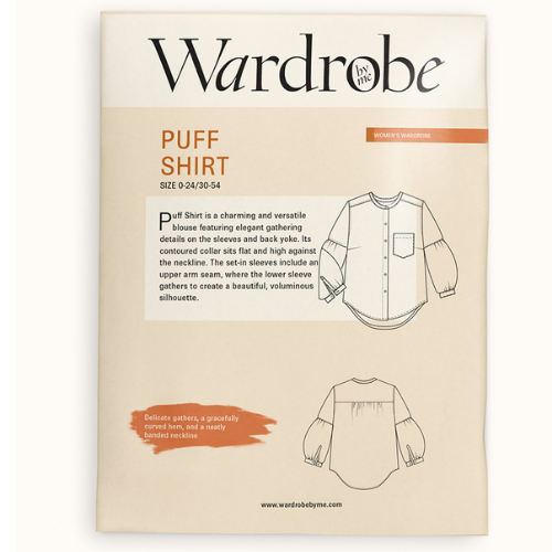 Wardrobe by Me - Puff Skjorte, Dame papirmønster