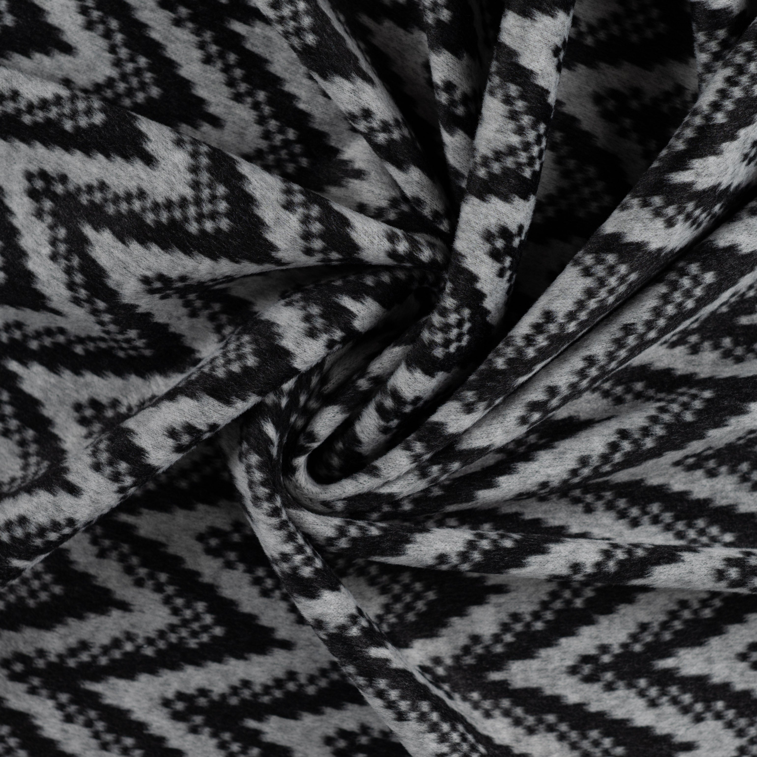 Brushed Jacquard Chevron