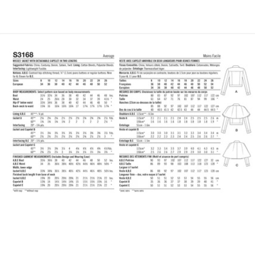 SIMPLICITY - S3168-K5 Jakke, str. 34-42