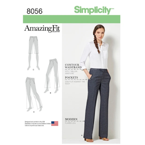 SIMPLICITY - S8056-AA Bukse, str. 36-44