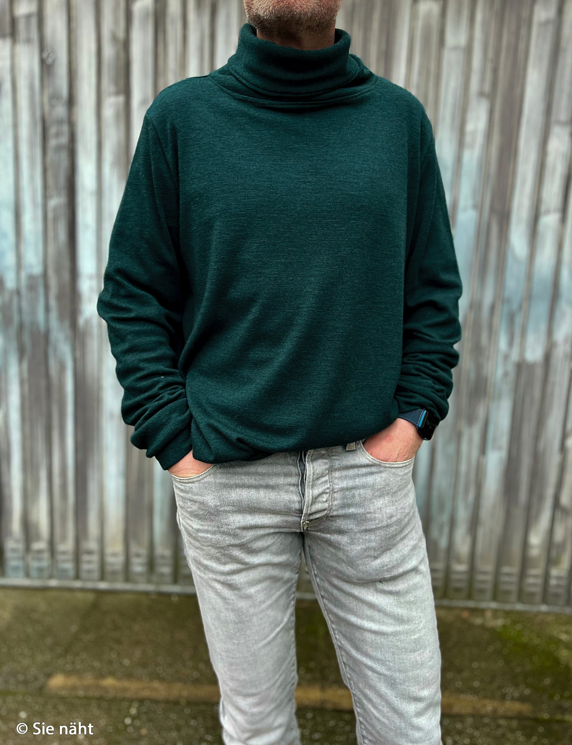 Merinoull Jersey - Melert Petrol