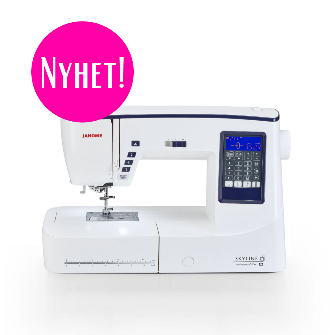 NYHET! Janome Skyline S3 - Anniversary Edition