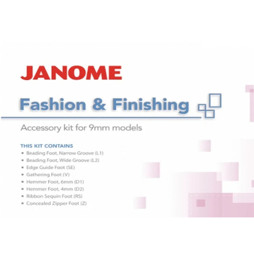 Janome - Fashion & Finishing Trykkfotsett (G1)