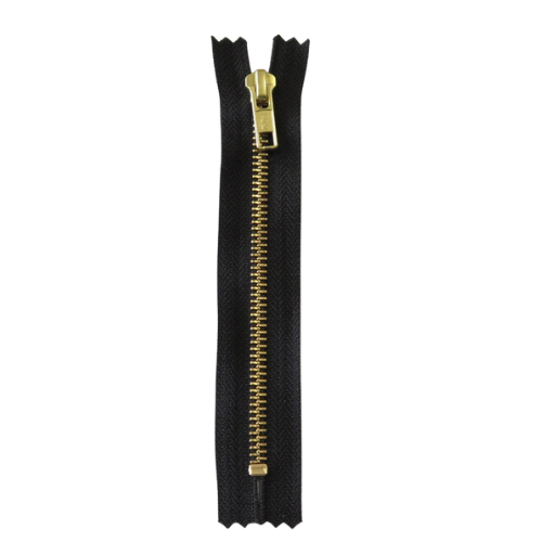 YKK Glidelås 12cm (6mm), Svart