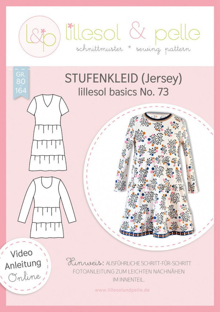 LILLESOL & PELLE No.73 kjole Mønster til Barn 