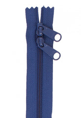 76cm Glidelås med 2 glidere Blå Union Blue