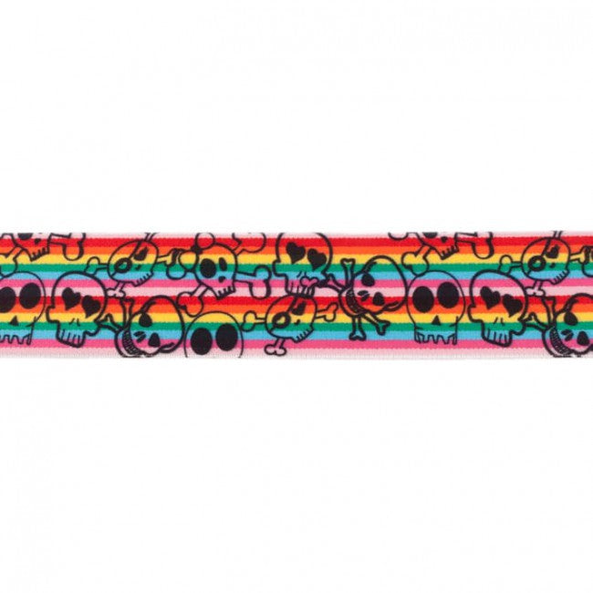 Strikk Striper Skull multi 4cm