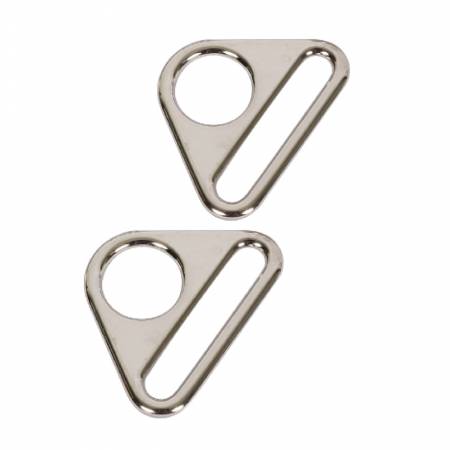 by annie Triangle Ring Flat 1-1/2in sølv Metal Set of 2