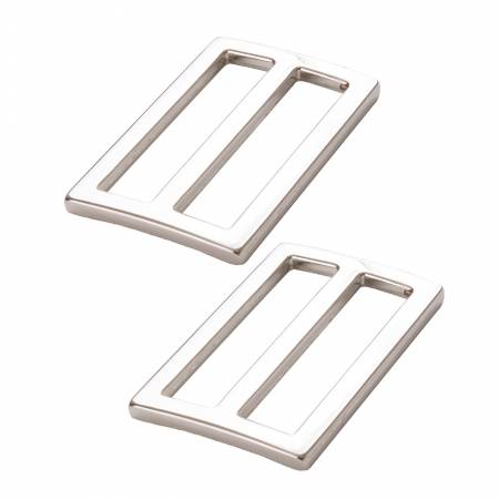 by annie Slider Widemouth Flat 1-1/2in sølv Metal Set of Two