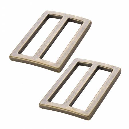 ByAnnie Reguleringsspenne 1.5in, Antikk Messing 2 stk.