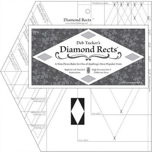 DIAMOND RECTS Linjal