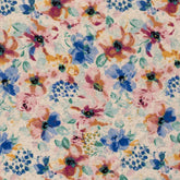 Viskose Lin Jersey - blomster