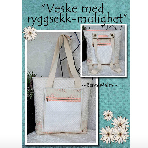 Bente Malm Veske med Ryggsekk