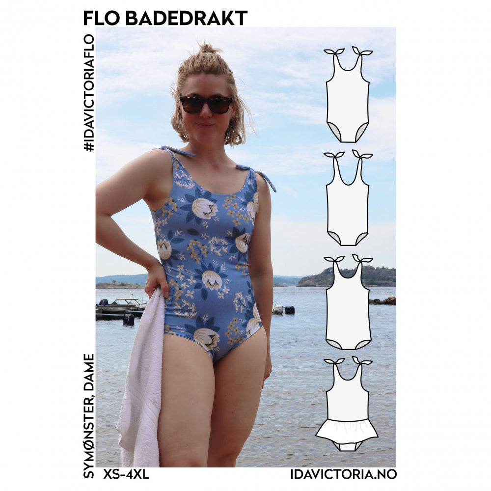Ida Victoria - Flo Badedrakt (XS til 4XL)