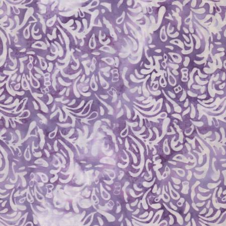 Bomullstoff Rosa Scroll-Vine  