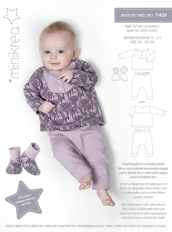 MiniKrea Babysett med sko 11420