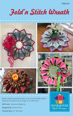 Fold'n Stitch Wreath Mønster