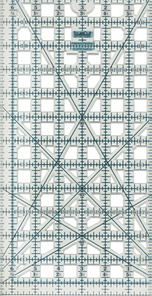 TrueCut Ruler 6-1/2in x 12-1/2in 