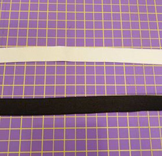 Strikk i svart 40mm