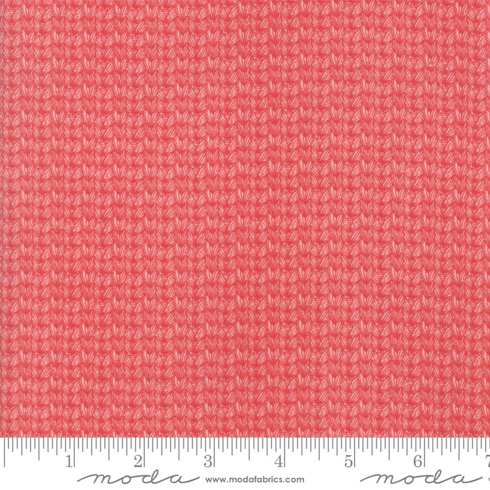 BomullstoffAt Home Red Moda fabrics