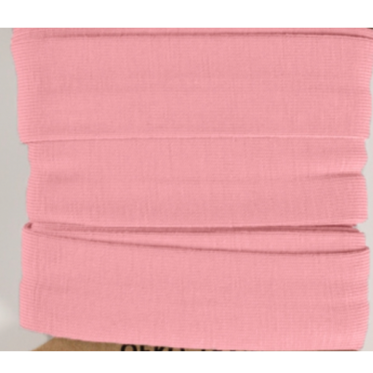 Jersey skråbånd baby rosa 20mm 3meter