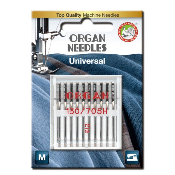 Universalnål 110, 10 stk. Organ symaskinnåler