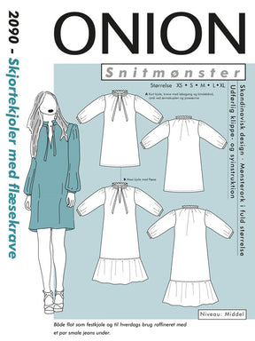Onion 2090 Skjortekjoler med flæsekrave