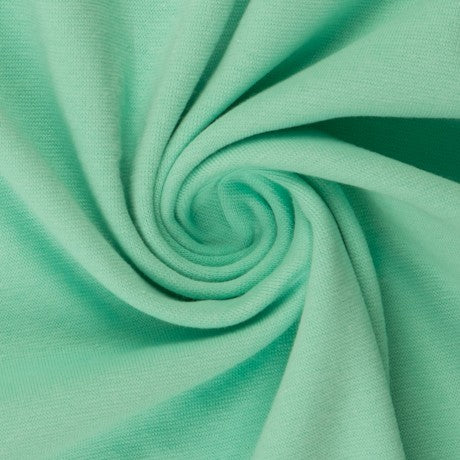Rundstrikket ribb pastel mint green