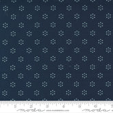 Moda fabrics Regency Somerset Midnight Blue blå