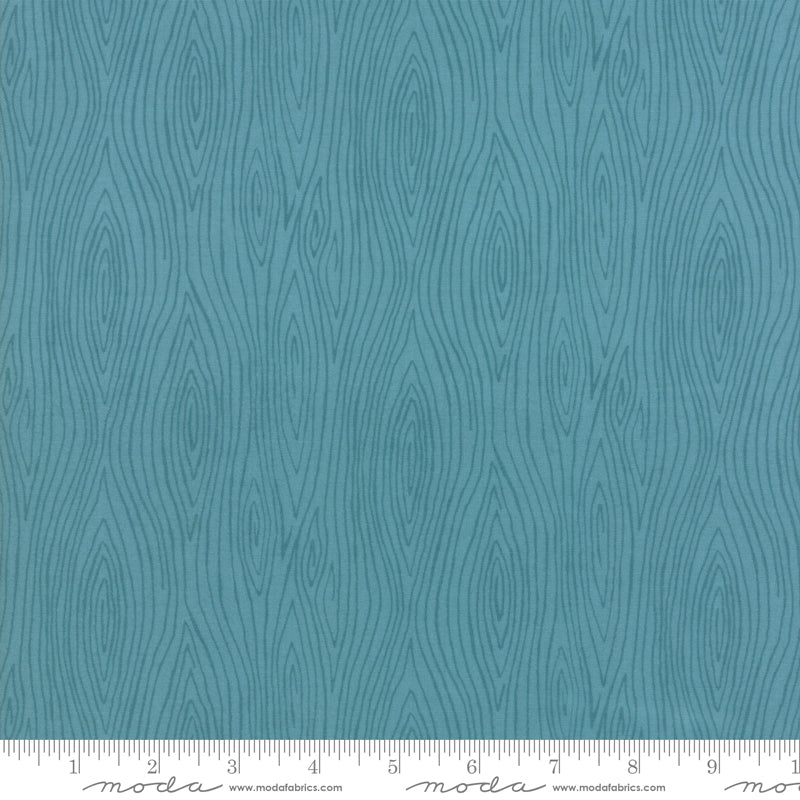Bomullstoff Happy Fall Pumpkin aqua