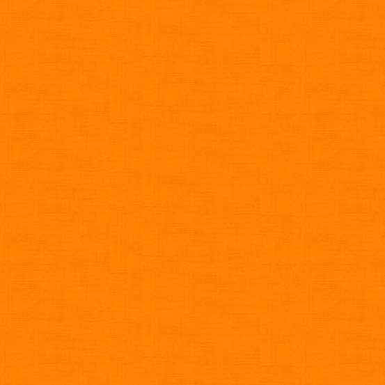 Bomullstoff oransje Linen Texture