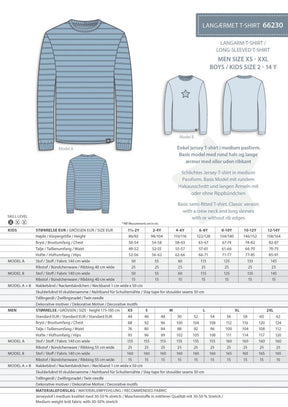 MiniKrea 66230 - Langermet T-skjorte/Genser, Herre og Gutt