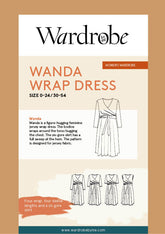 WBM Dame WANDA WRAP kjole papirmønster