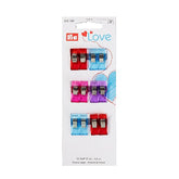 Prym Love Fabric Clips - Multi farge 12 stk.