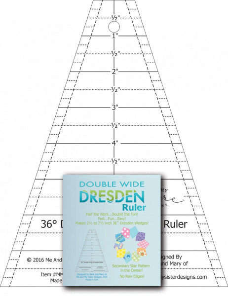 Double Wide Dresden linjal – 36 grader