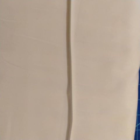 Rund Elastikk 4mm Hvit