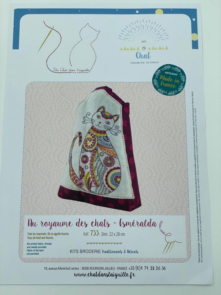 Broderikit katter
