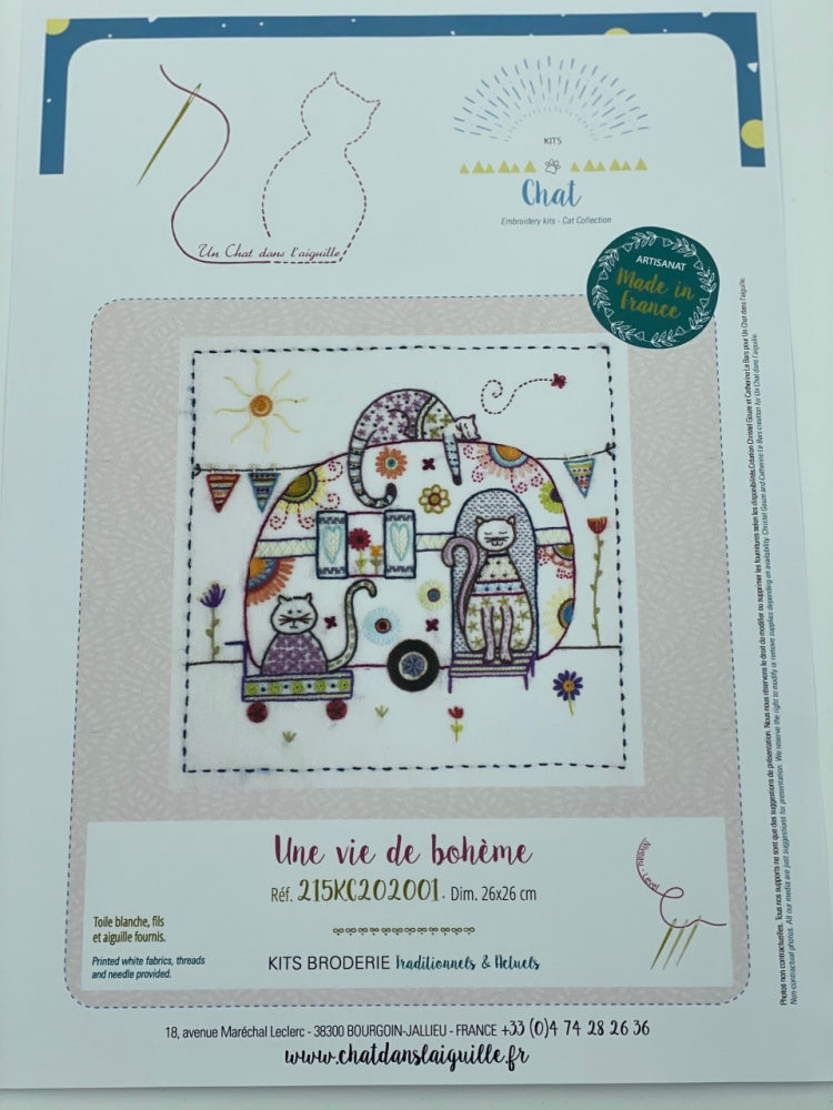 Broderikit Une vie de bohème