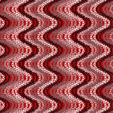 Bomullstoff rød Knitting Away 