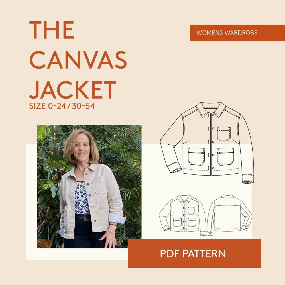 WBM Dame The Canvas Jakke papirmønster