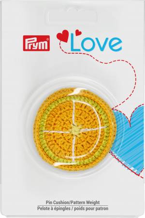 Prym Love Mønstervekt og nålepute oransje