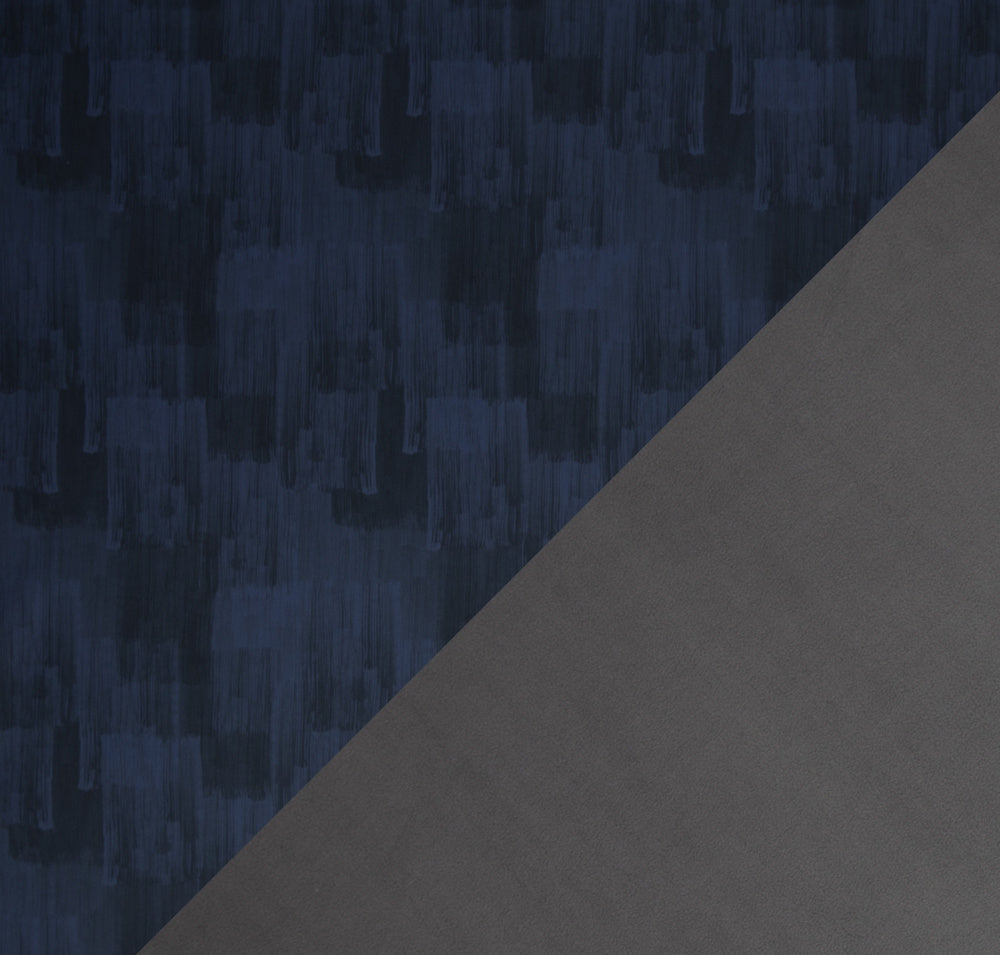 Softshell - Fiete Blå Abstrakt, fleece på baksiden