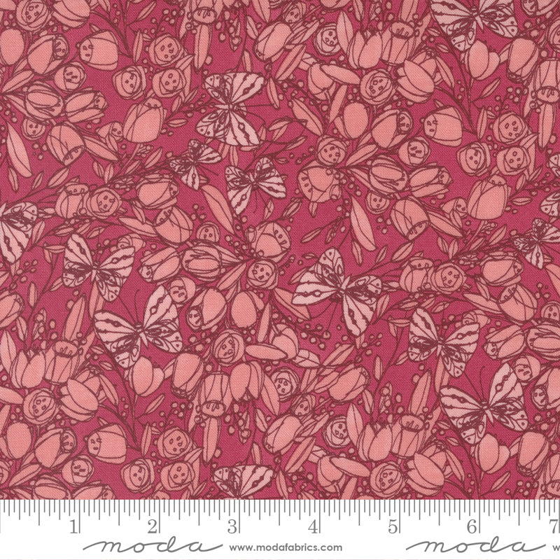 Robin Pickens Tulip Tango Butterfly Cranberry