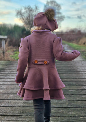 Myk Oslo jersey vaffel struktur - Lilla rosa