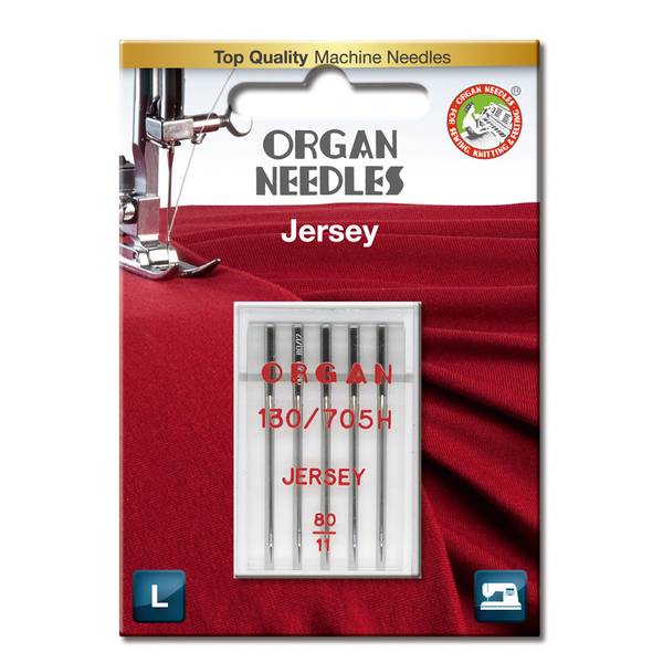 Jersey 80 (SUK Ball Point), 5 stk. Organ symaskinnåler