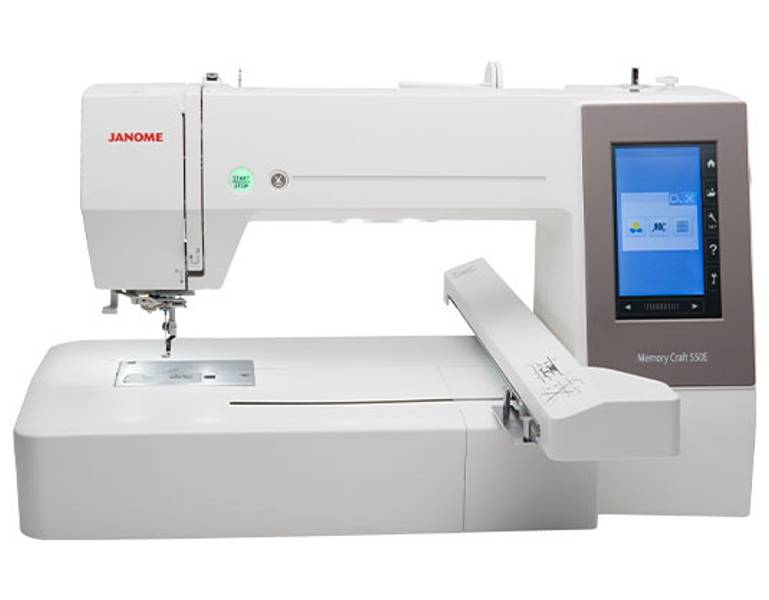 Janome MC 550E, broderisymaskin